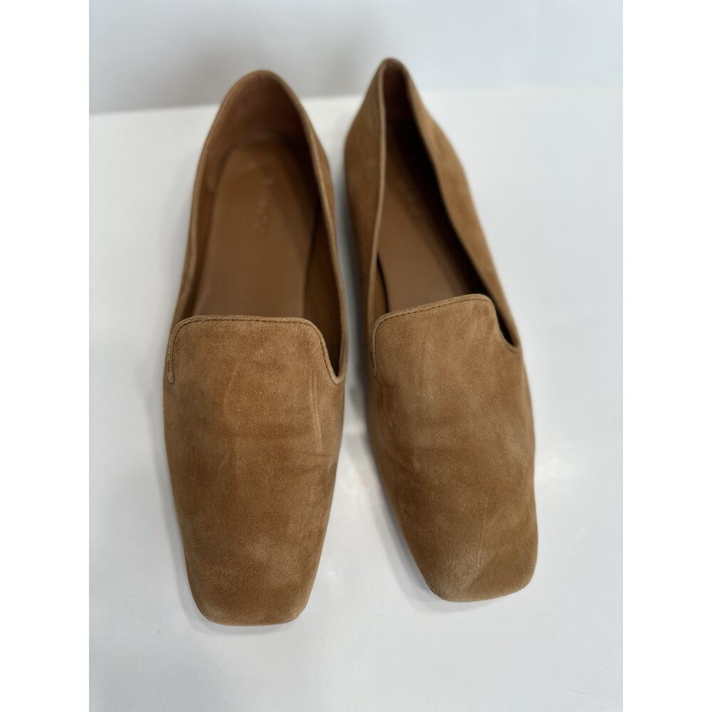 Vince Vero Cuoio Womens Size 7 Tan Suede Loafer Shoes